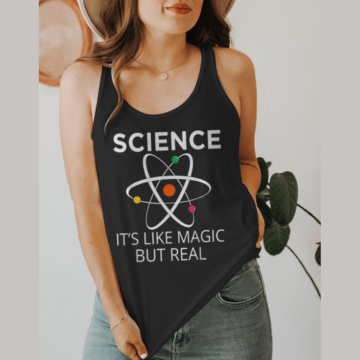Science It's Like Magic But Real Teachers Students Scientist Flowy Tank, funny design