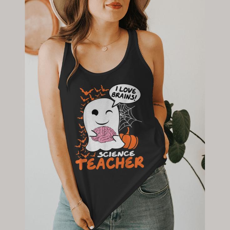 Science Teacher Cute Ghost Halloween Teacher Men Women Flowy Tank, funny design Science Teacher Cute Ghost Halloween Teacher Men Women Flowy Tank, funny design