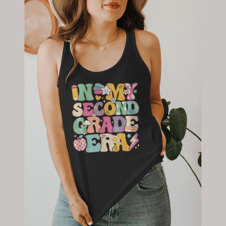 In My Second Grade Era Girl Back To School 2nd Grade Teacher Flowy Tank, funny design
