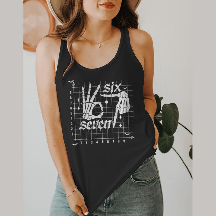 Six Seven Coordinate 67 Skeleton Math Teacher 67 Flowy Tank, funny design Six Seven Coordinate 67 Skeleton Math Teacher 67 Flowy Tank, funny design