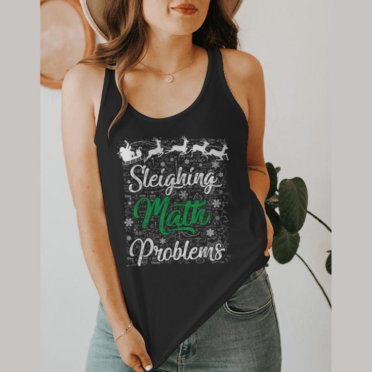 Sleighing Math Problem Xmas In Math Teacher Christmas Men Women Flowy Tank, funny design Sleighing Math Problem Xmas In Math Teacher Christmas Men Women Flowy Tank, funny design