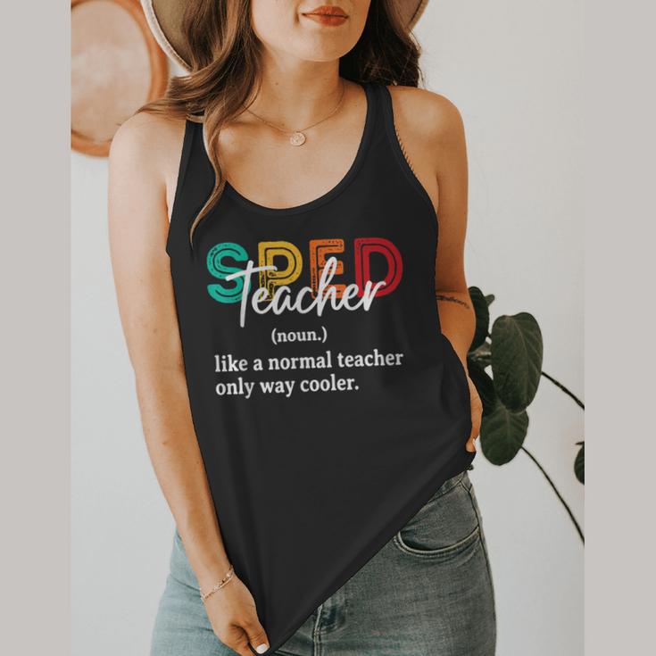 Special Education For Men Women SPED Teacher Flowy Tank, funny design