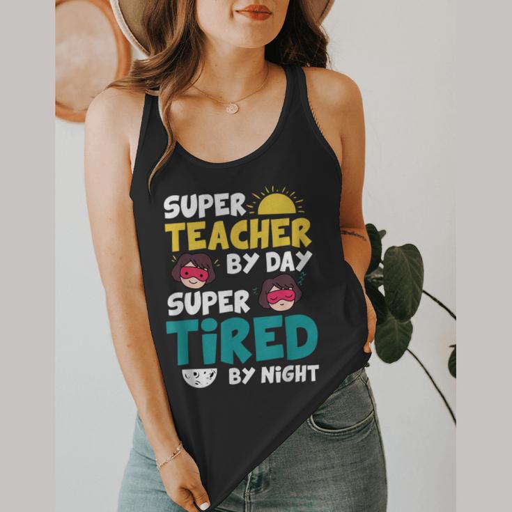 Super Hero Teacher Superheroes Flowy Tank, funny design Super Hero Teacher Superheroes Flowy Tank, funny design