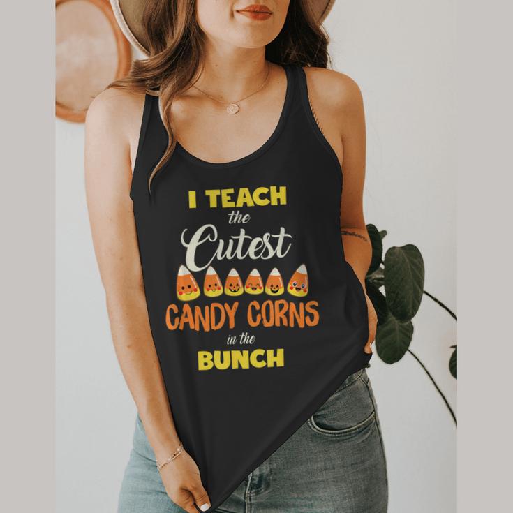 I Teach The Cutest Candy Corn In The Patch Teacher Halloween Flowy Tank, funny design I Teach The Cutest Candy Corn In The Patch Teacher Halloween Flowy Tank, funny design