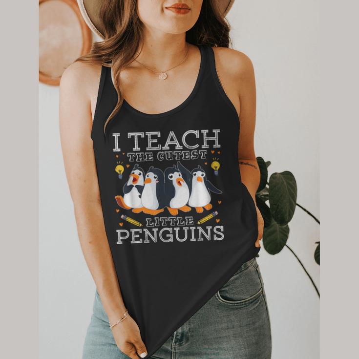I Teach The Cutest Little Penguins Cute School Teacher Tee Flowy Tank, funny design I Teach The Cutest Little Penguins Cute School Teacher Tee Flowy Tank, funny design