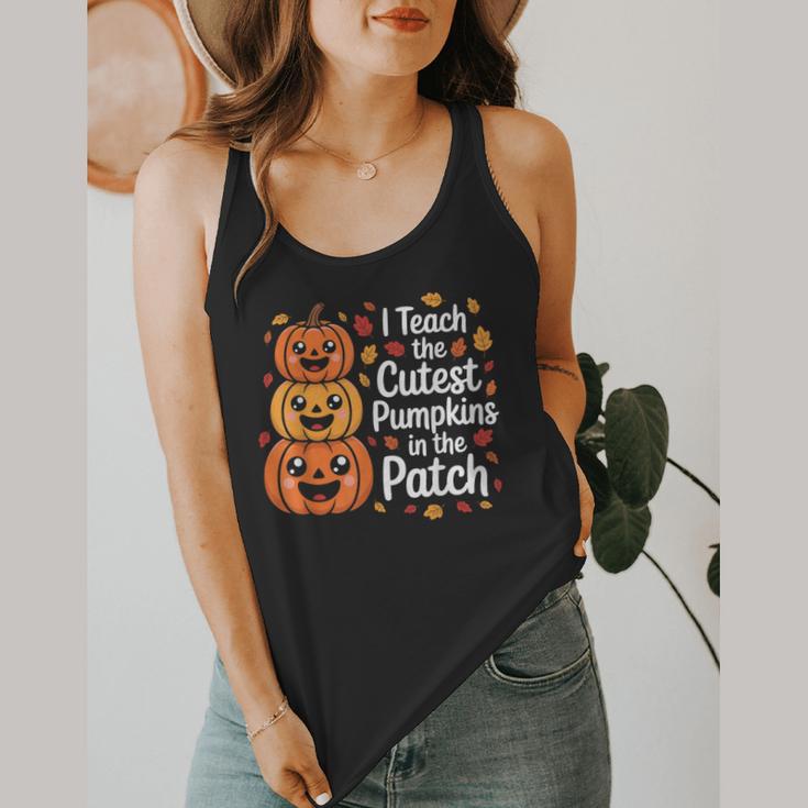 i Teach The Cutest Pumpkins In The Patch Teacher Halloween Flowy Tank, funny design i Teach The Cutest Pumpkins In The Patch Teacher Halloween Flowy Tank, funny design