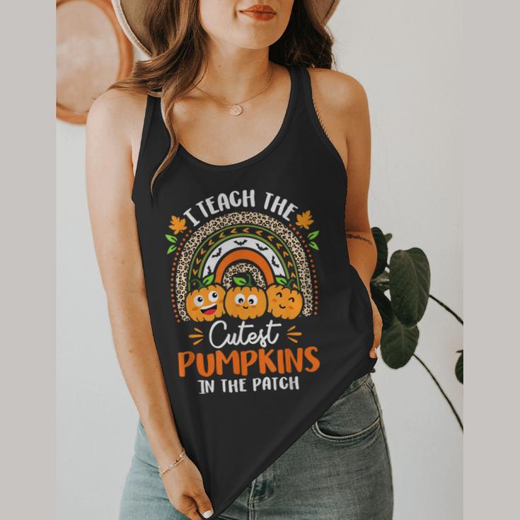 I Teach The Cutest Pumpkins In The Patch Teacher Halloween Flowy Tank, funny design I Teach The Cutest Pumpkins In The Patch Teacher Halloween Flowy Tank, funny design