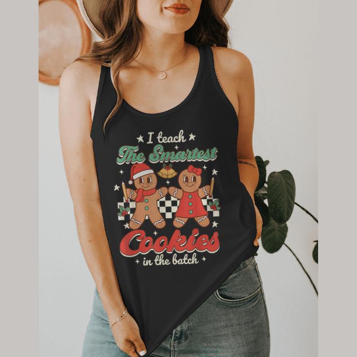 I Teach The Smartest Cookies In The Batch Teacher Christmas For Men Women Kids Flowy Tank, funny design I Teach The Smartest Cookies In The Batch Teacher Christmas For Men Women Kids Flowy Tank, funny design
