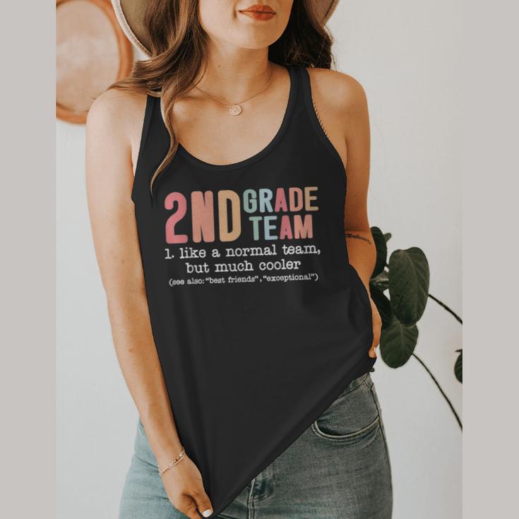 Teacher 2ND Grade Team Like a Normal Team But Much Cooler Flowy Tank, funny design Teacher 2ND Grade Team Like a Normal Team But Much Cooler Flowy Tank, funny design