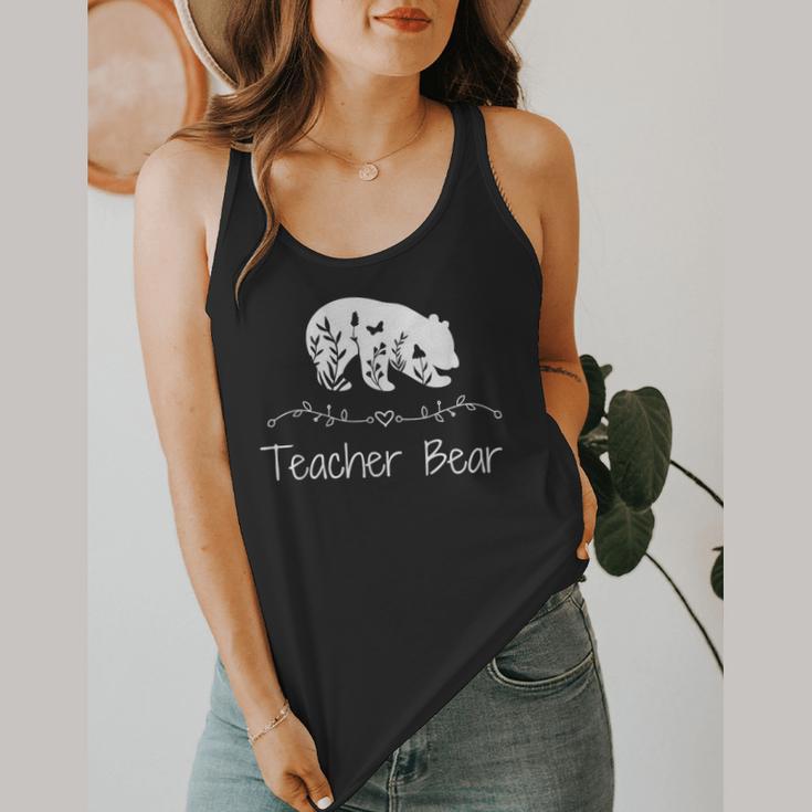 Teacher Bear For Educators Teacher Appreciation Flowy Tank, funny design Teacher Bear For Educators Teacher Appreciation Flowy Tank, funny design