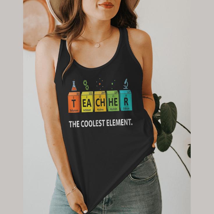 Teacher The Coolest Element Chemistry Periodic Table Science Flowy Tank, funny design Teacher The Coolest Element Chemistry Periodic Table Science Flowy Tank, funny design