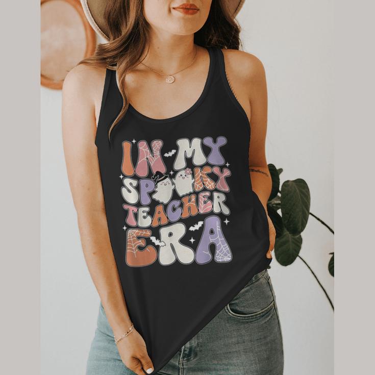 Teacher Halloween In My Spooky Teacher Era Retro Groovy Flowy Tank, funny design Teacher Halloween In My Spooky Teacher Era Retro Groovy Flowy Tank, funny design