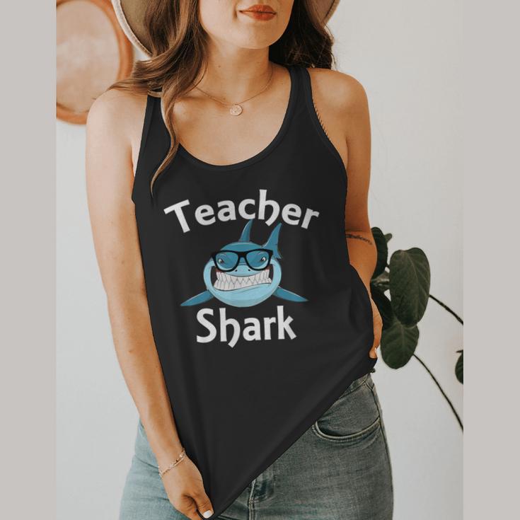 Teacher Shark Teacher For Men Women Flowy Tank, funny design Teacher Shark Teacher For Men Women Flowy Tank, funny design