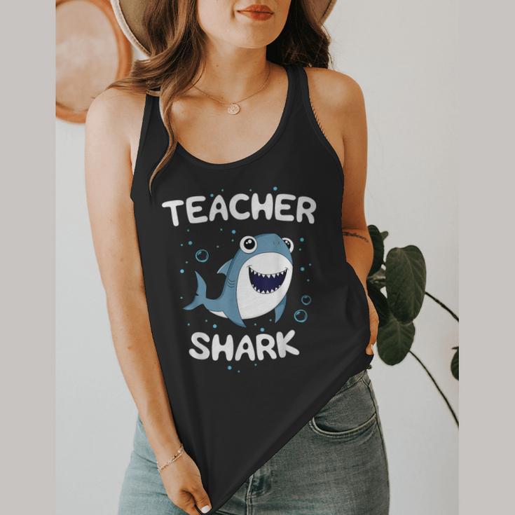 Teacher Shark Teaching Back To School Kindergarten Flowy Tank, funny design Teacher Shark Teaching Back To School Kindergarten Flowy Tank, funny design
