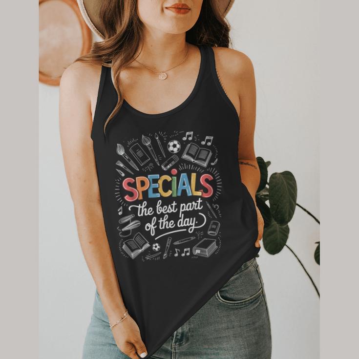 Teacher Specials The Best Part Of The Day Specials Squad Flowy Tank, funny design