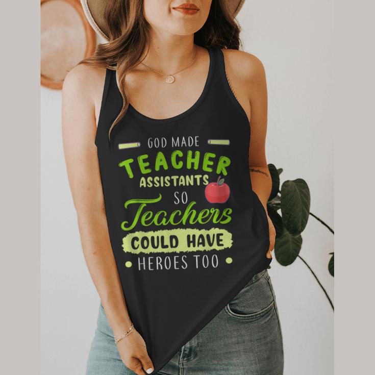 Teacher Teaching Assistant Aide Hero Flowy Tank, funny design Teacher Teaching Assistant Aide Hero Flowy Tank, funny design