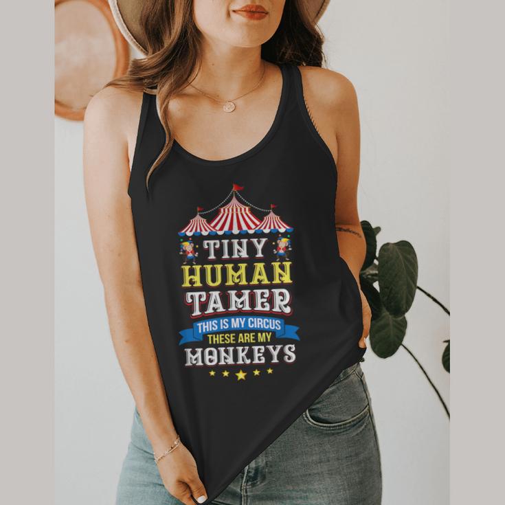 Teacher Tiny Human Tamer This My Circus These Are My Monkeys Flowy Tank, funny design Teacher Tiny Human Tamer This My Circus These Are My Monkeys Flowy Tank, funny design