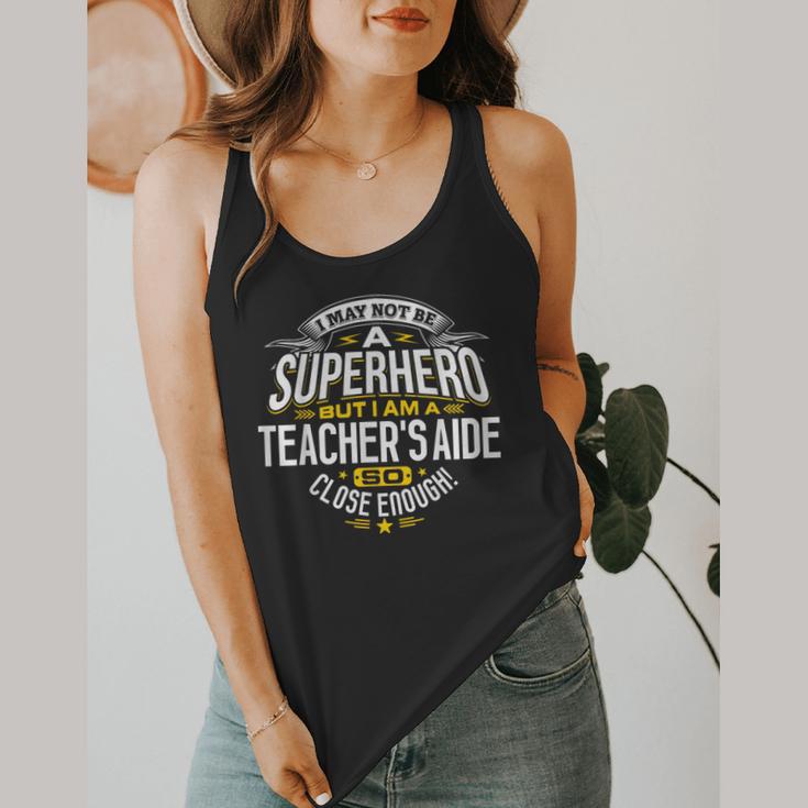 Teachers Aide Idea Professional Superhero Teachers Aides Men Women Flowy Tank, funny design