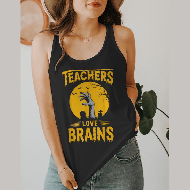Teachers Love Brains Shirt Men Women Halloween Teacher Flowy Tank, funny design Teachers Love Brains Shirt Men Women Halloween Teacher Flowy Tank, funny design