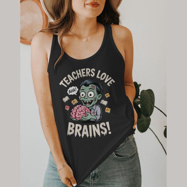 Teachers Love Brains Shirt Men Women Teacher Halloween Flowy Tank, funny design Teachers Love Brains Shirt Men Women Teacher Halloween Flowy Tank, funny design