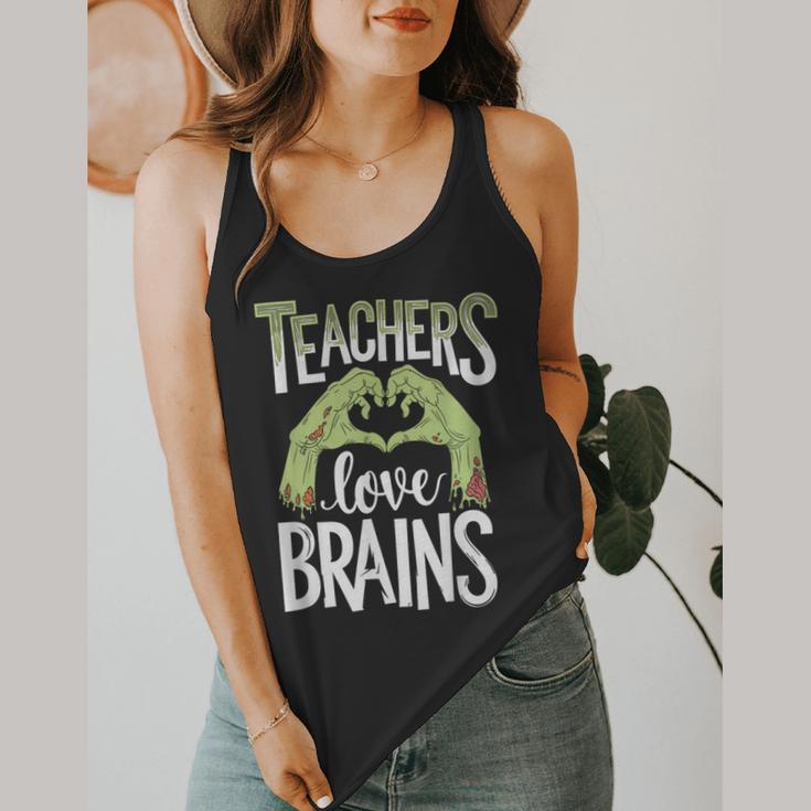 Teachers Love Zombie Teacher Halloween Fun Flowy Tank, funny design Teachers Love Zombie Teacher Halloween Fun Flowy Tank, funny design