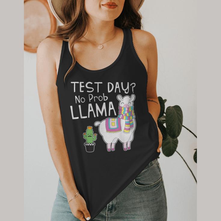 Teachers Testing Day Test Day No Prob Llama Teacher Flowy Tank, funny design Teachers Testing Day Test Day No Prob Llama Teacher Flowy Tank, funny design