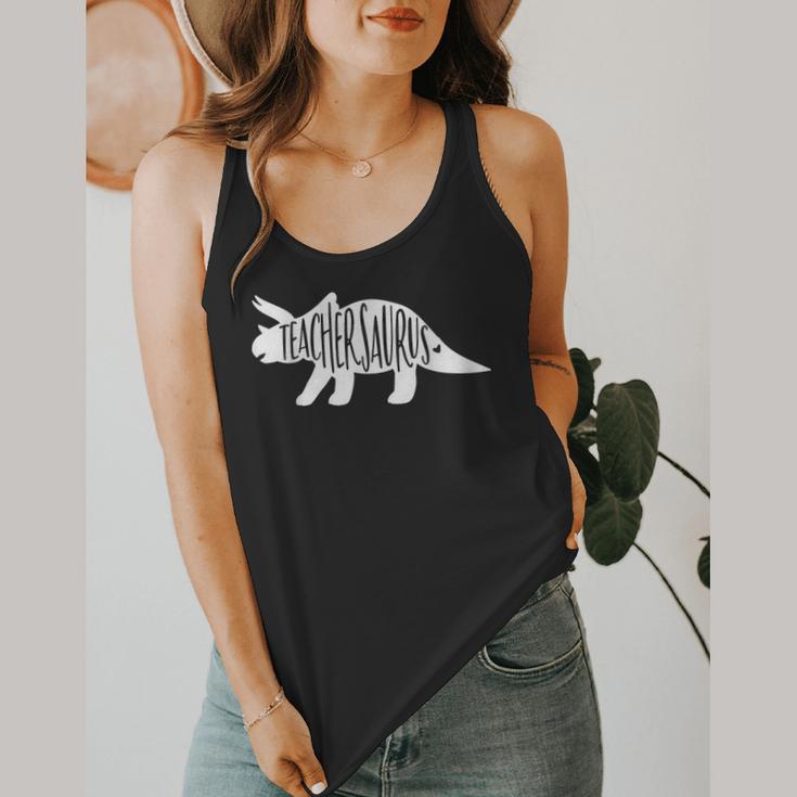 Teachersaurus Like A Normal Teacher Awesome Dinosaur Teacher Men Women Girls Kids Flowy Tank, funny design Teachersaurus Like A Normal Teacher Awesome Dinosaur Teacher Men Women Girls Kids Flowy Tank, funny design