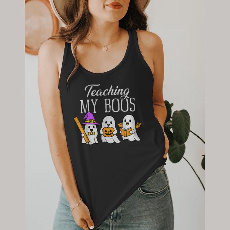 Teaching My Boos Ghost Teacher Halloween Spooky Educator Flowy Tank, funny design Teaching My Boos Ghost Teacher Halloween Spooky Educator Flowy Tank, funny design