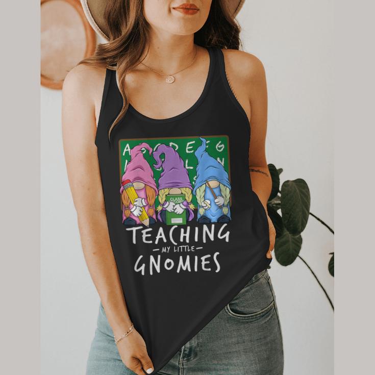 Teaching My Little Gnomies With Gnome For Teacher Women Flowy Tank, funny design Teaching My Little Gnomies With Gnome For Teacher Women Flowy Tank, funny design