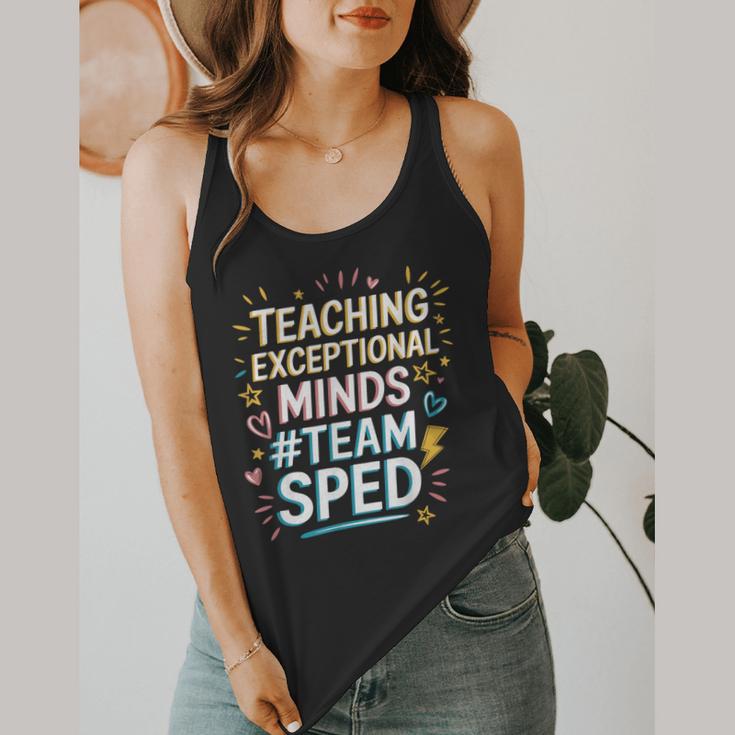 Team Sped Sped Teacher Special Education Teacher Team Flowy Tank, funny design