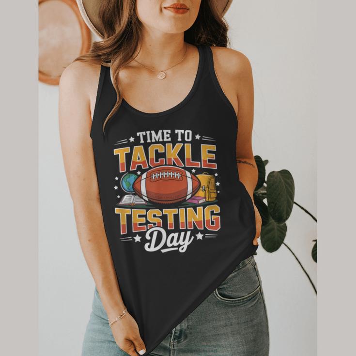 Test Day State Football Tackle Testing Day Sports Teacher Flowy Tank, funny design Test Day State Football Tackle Testing Day Sports Teacher Flowy Tank, funny design