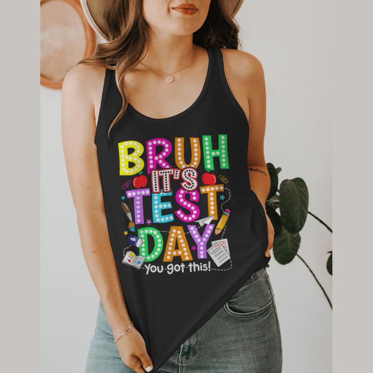 Testing Day Bruh It’s Test Day You Got This Teacher Student Flowy Tank, funny design Testing Day Bruh It’s Test Day You Got This Teacher Student Flowy Tank, funny design