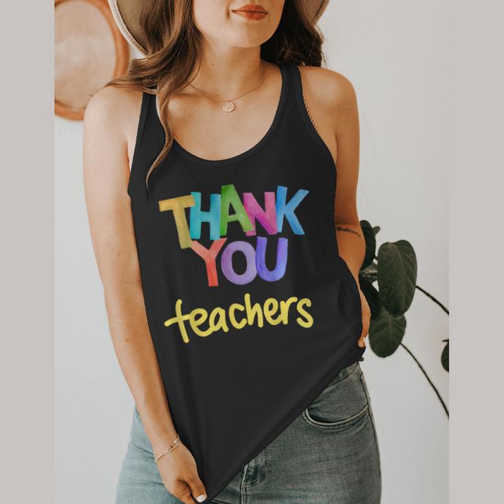 Thank You Teacher Appreciation Graduation Men Women Girls Kids Flowy Tank, funny design Thank You Teacher Appreciation Graduation Men Women Girls Kids Flowy Tank, funny design