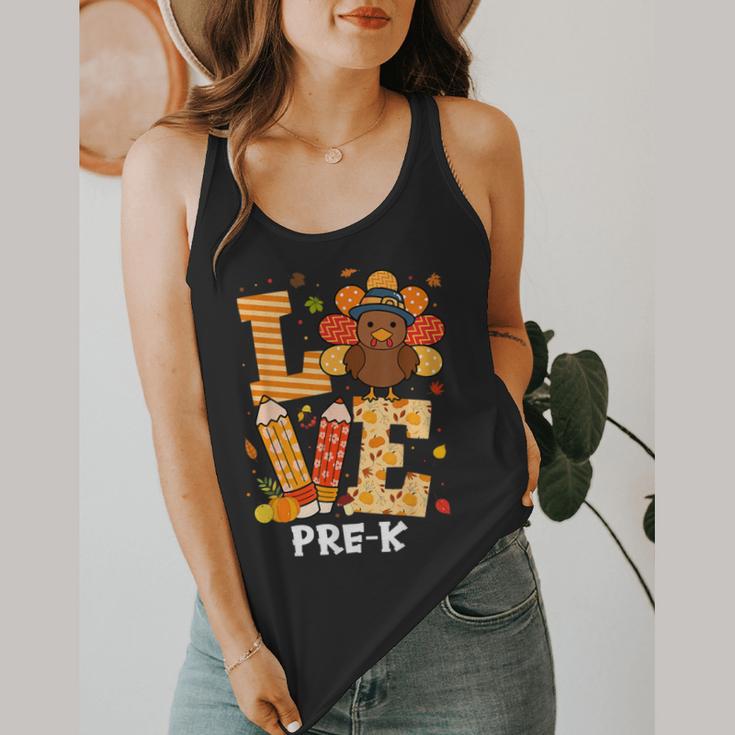 Thanksgiving Love Pre-K Teacher Turkey Autumn Fall For Men Women Girls Kids Flowy Tank, funny design Thanksgiving Love Pre-K Teacher Turkey Autumn Fall For Men Women Girls Kids Flowy Tank, funny design