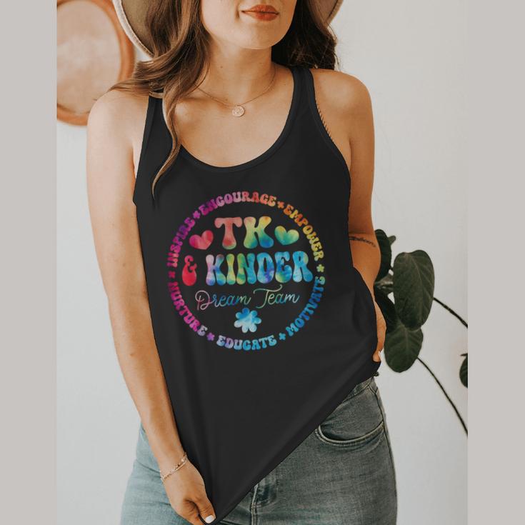 TK & Kinder Dream Team Transitional Kindergarten Teacher Flowy Tank, funny design