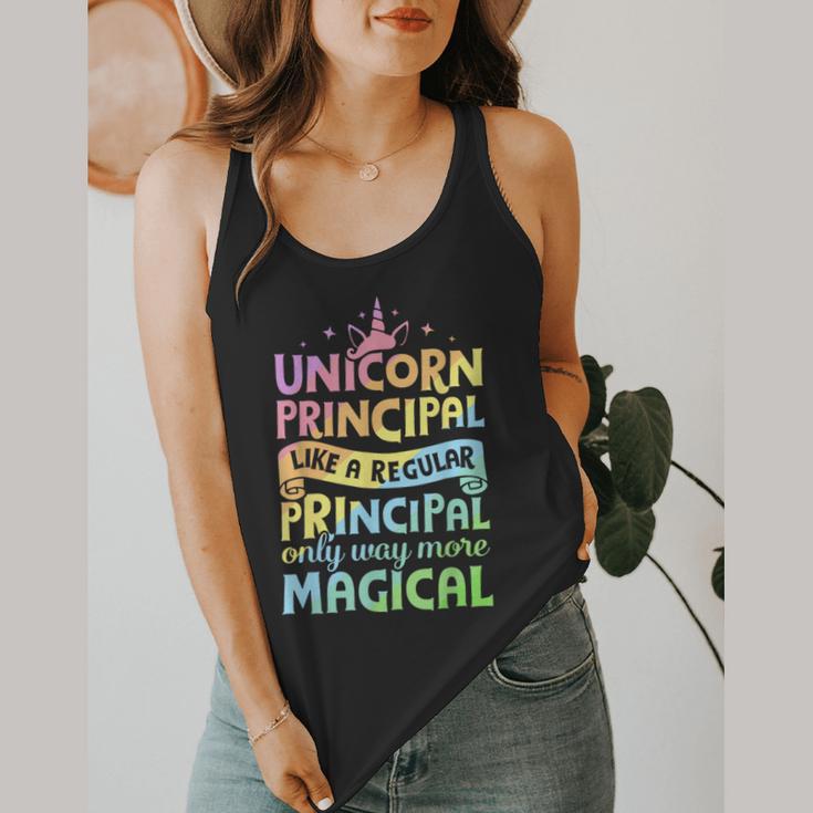 Unicorn Principal Back To School Teacher Appreciation Flowy Tank, funny design Unicorn Principal Back To School Teacher Appreciation Flowy Tank, funny design