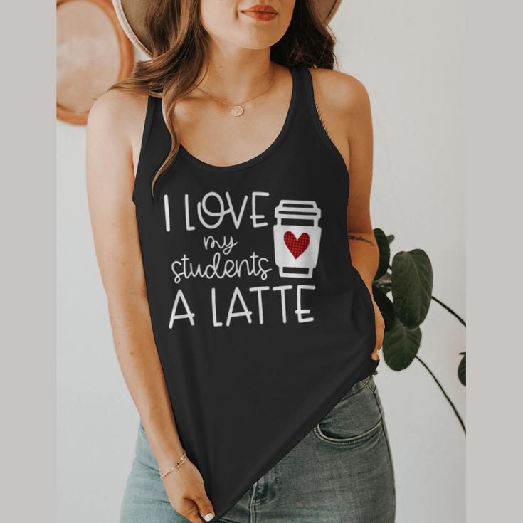 Valentines Day Teacher Tee I Love My Students A Latte Flowy Tank, funny design Valentines Day Teacher Tee I Love My Students A Latte Flowy Tank, funny design