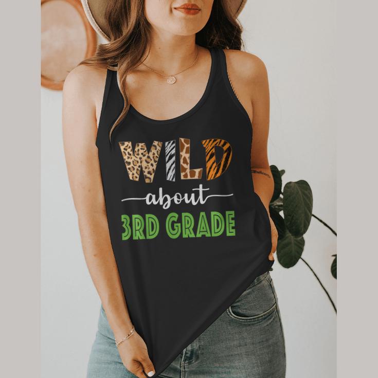 Wild About 3rd Grade Teacher Student Third Grade Zoo Safari Men Women Girls Kids Flowy Tank, funny design Wild About 3rd Grade Teacher Student Third Grade Zoo Safari Men Women Girls Kids Flowy Tank, funny design