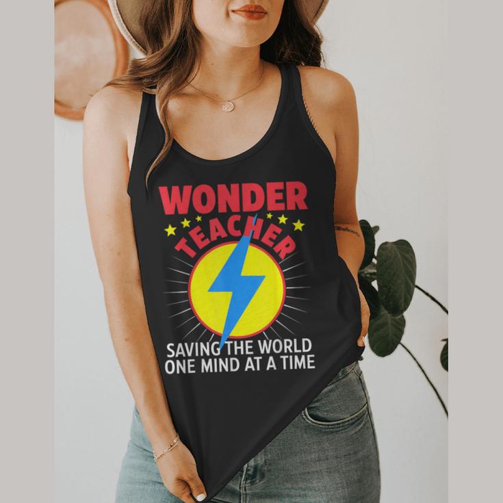 Wonder Teacher Costume Shirt Teacher Halloween Costume Men Women Flowy Tank, funny design Wonder Teacher Costume Shirt Teacher Halloween Costume Men Women Flowy Tank, funny design