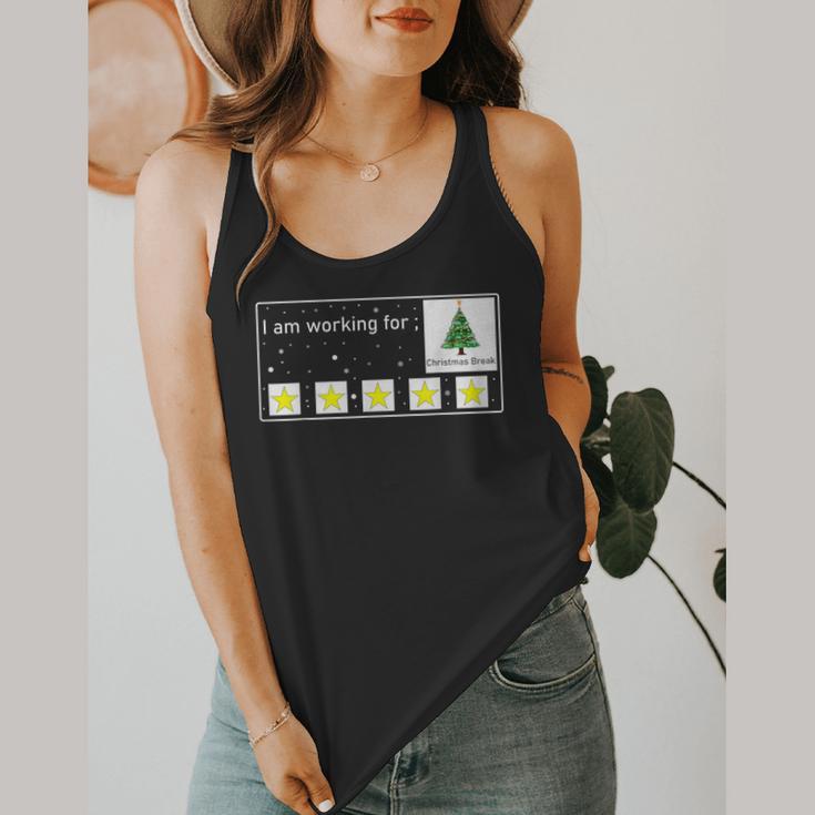 I Am Working For Christmas Break Special Education Teacher Flowy Tank, funny design I Am Working For Christmas Break Special Education Teacher Flowy Tank, funny design