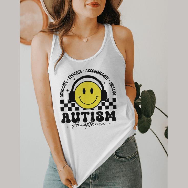 Autism Awareness Acceptance Special Education Teacher Kids Flowy Tank, funny design Autism Awareness Acceptance Special Education Teacher Kids Flowy Tank, funny design