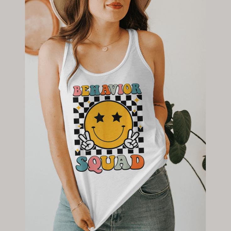 Behavior Squad Specialist Analyst Behavior Teacher Retro Flowy Tank, funny design Behavior Squad Specialist Analyst Behavior Teacher Retro Flowy Tank, funny design