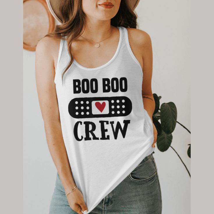 Boo Boo Crew First Aid School Nurse Day Care Teacher Flowy Tank, funny design