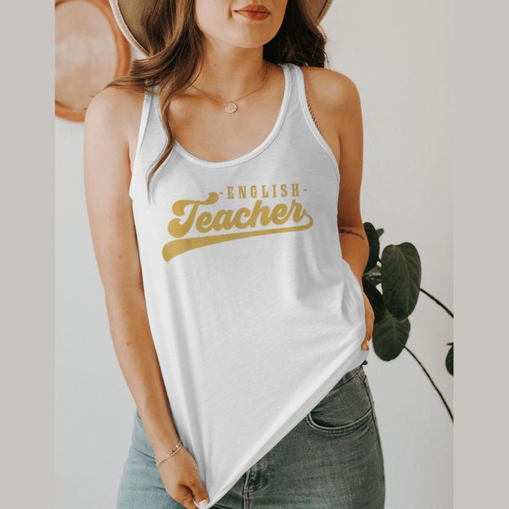 English Teacher Men Women Vintage Graphic English Teacher Flowy Tank, funny design English Teacher Men Women Vintage Graphic English Teacher Flowy Tank, funny design
