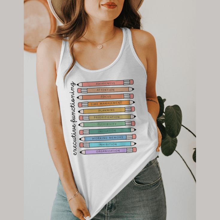 Executive Functioning Skills Back To School Sped Teacher SLP Flowy Tank, funny design
