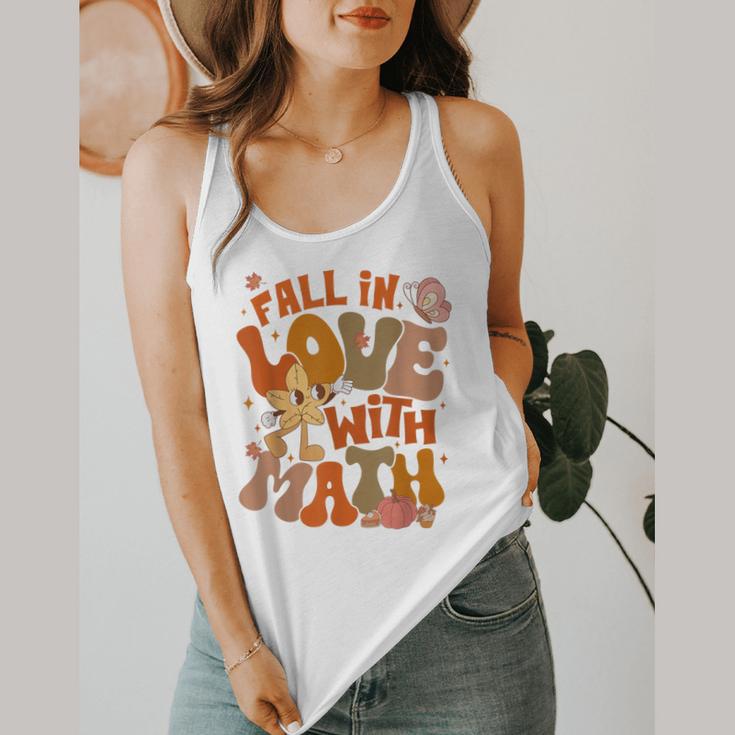 Fall In Love With Science Math Teacher Fall Thanksgiving Flowy Tank, funny design Fall In Love With Science Math Teacher Fall Thanksgiving Flowy Tank, funny design