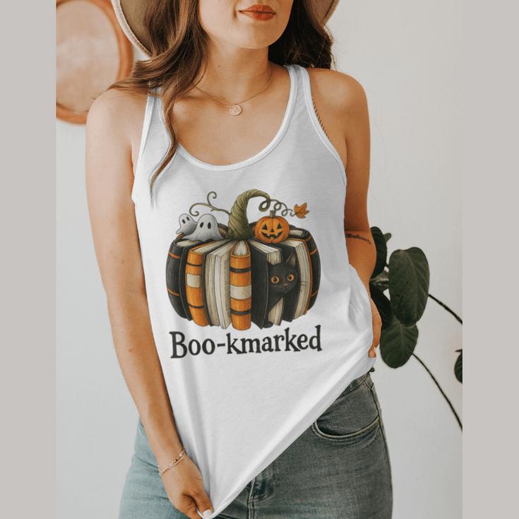 Fun Fall Book Lover Cute Teacher Student Halloween Flowy Tank, funny design Fun Fall Book Lover Cute Teacher Student Halloween Flowy Tank, funny design