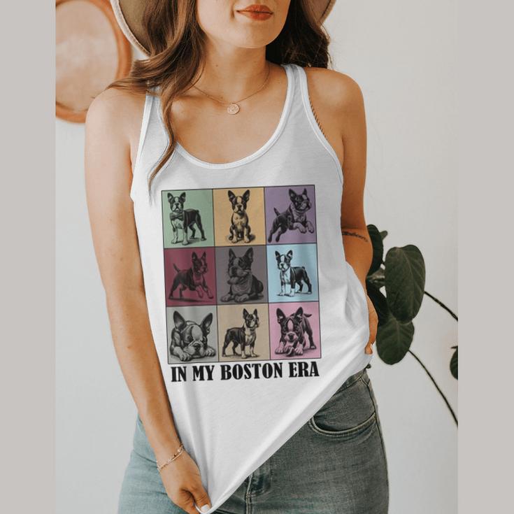 Funny Boston Terrier Quote In My Boston Terrier Era Cool Dog Men Women Flowy Tank, funny design