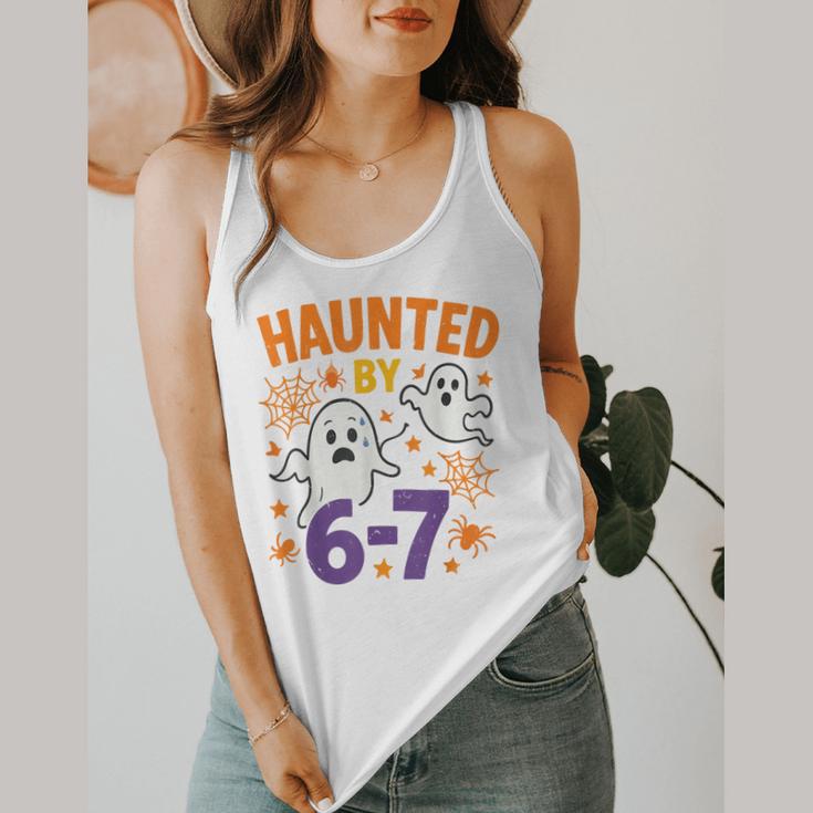 Haunted 67 Ghost Math Teacher Halloween Costume Math Pun Flowy Tank, funny design Haunted 67 Ghost Math Teacher Halloween Costume Math Pun Flowy Tank, funny design