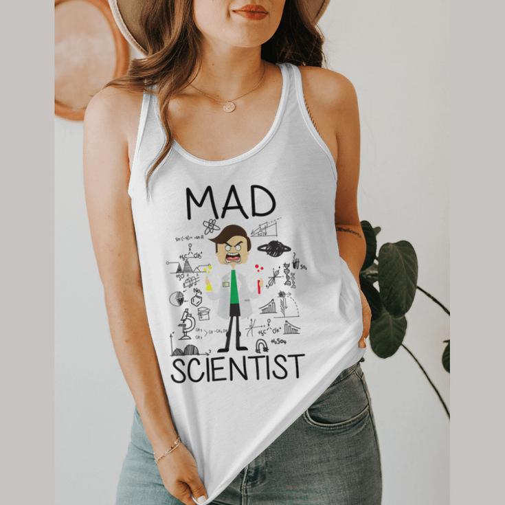Mad Scientist Shirt Kids Boys Youth Science Teacher Flowy Tank, funny design